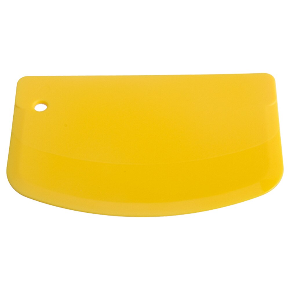 Smooth Plastic Baking Fondant Cutter Utensils Flexible Safe Spatula Curved Edge Cake Pastry Tools Kitchen Gadgets Dough Scraper