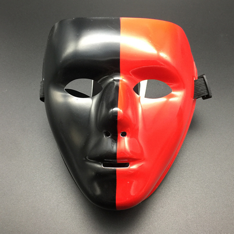 1pcs Full Face Mask Hand-painted Halloween Masquerade Scary Party Supplies Cosplay Costume Accessory Props: GRAY