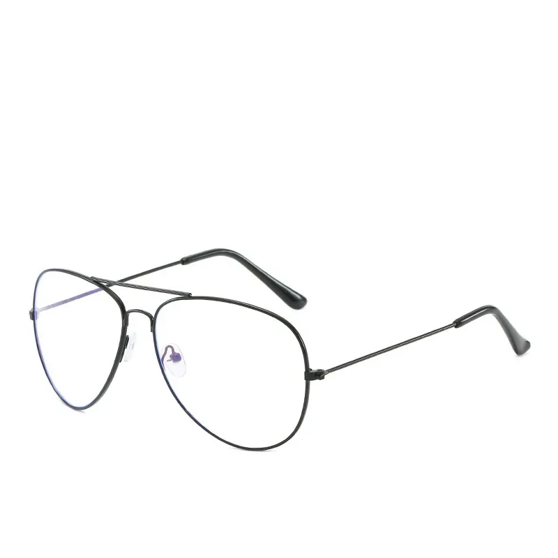 Lunettes de myopie à double faisceau pour hommes et femmes, lunettes de myopie finies, cadre en métal, moins dioptrie,-1.0 à-4.0, HD, délinquants: WHITE / + 275