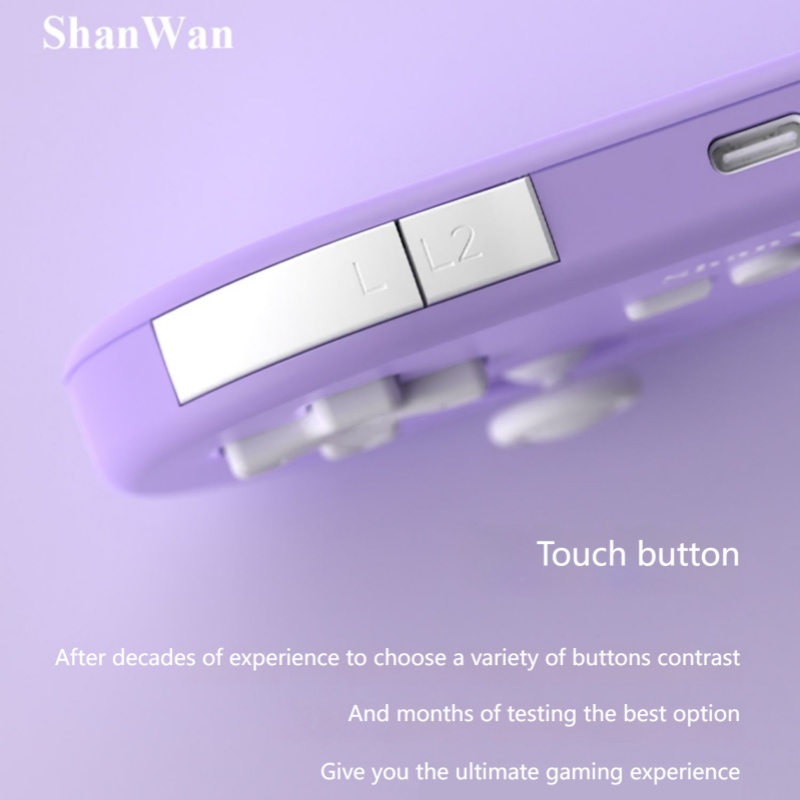 ShanWan-Mini manette de jeu sans fil Bluetooth Q37, micro contrôleur de jeu, Hall, double bascule, convient pour Android, IOS, PC, , 2025