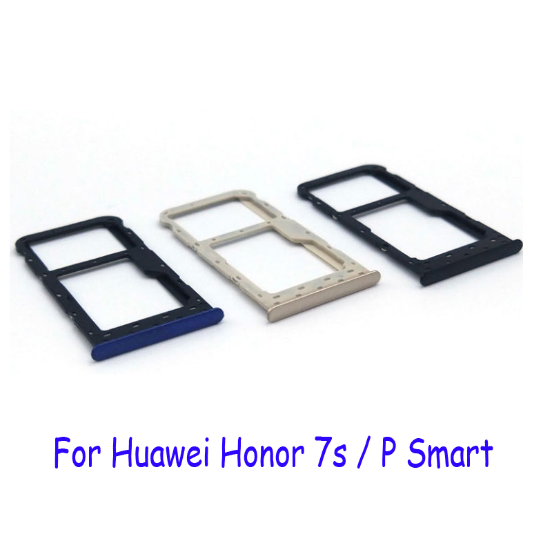 For Huawei Honor 7A 7C P Smart SIM Card Tray Slot Holder Adapter Accessories