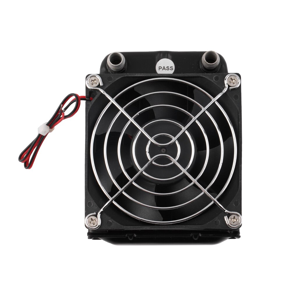 Aluminum 80mm Water Cooling Row With Fan For CPU Durable Cooling System Devices Computer Radiator Compact Heat Exchanger