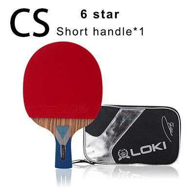 Loki wrb bordtennisracket med 5/6/7 stjärnor pingis: 6 stjärna 1pc cs