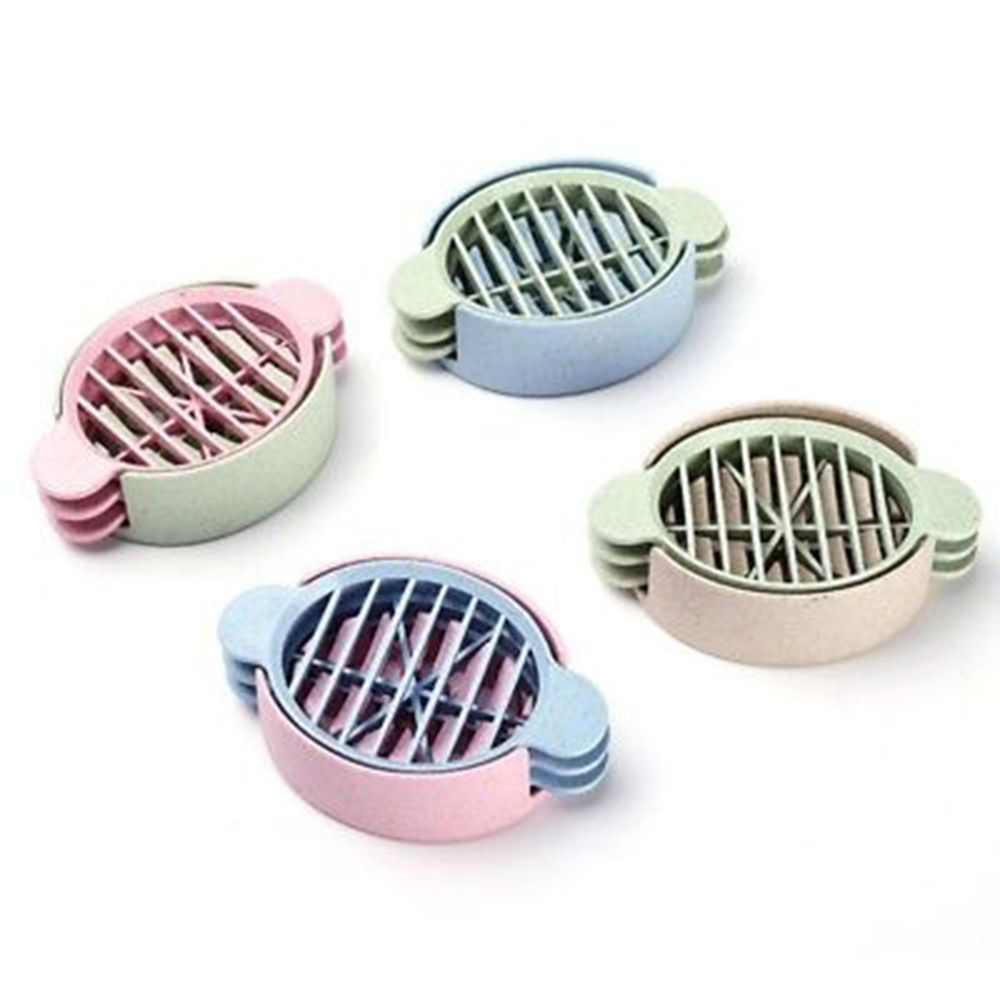 Cut Multifunctionele Keuken Egg Slicer Sectioner Cutter Mold Flower Edges Kleur Willekeurige