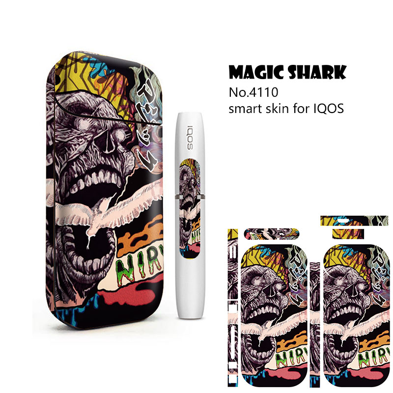 Magic Shark Anime Blood For IQOS 2.4 Plus Skin Cover Case Sticker IQOS 2.4p Sticker For IQOS Sticker: 4110