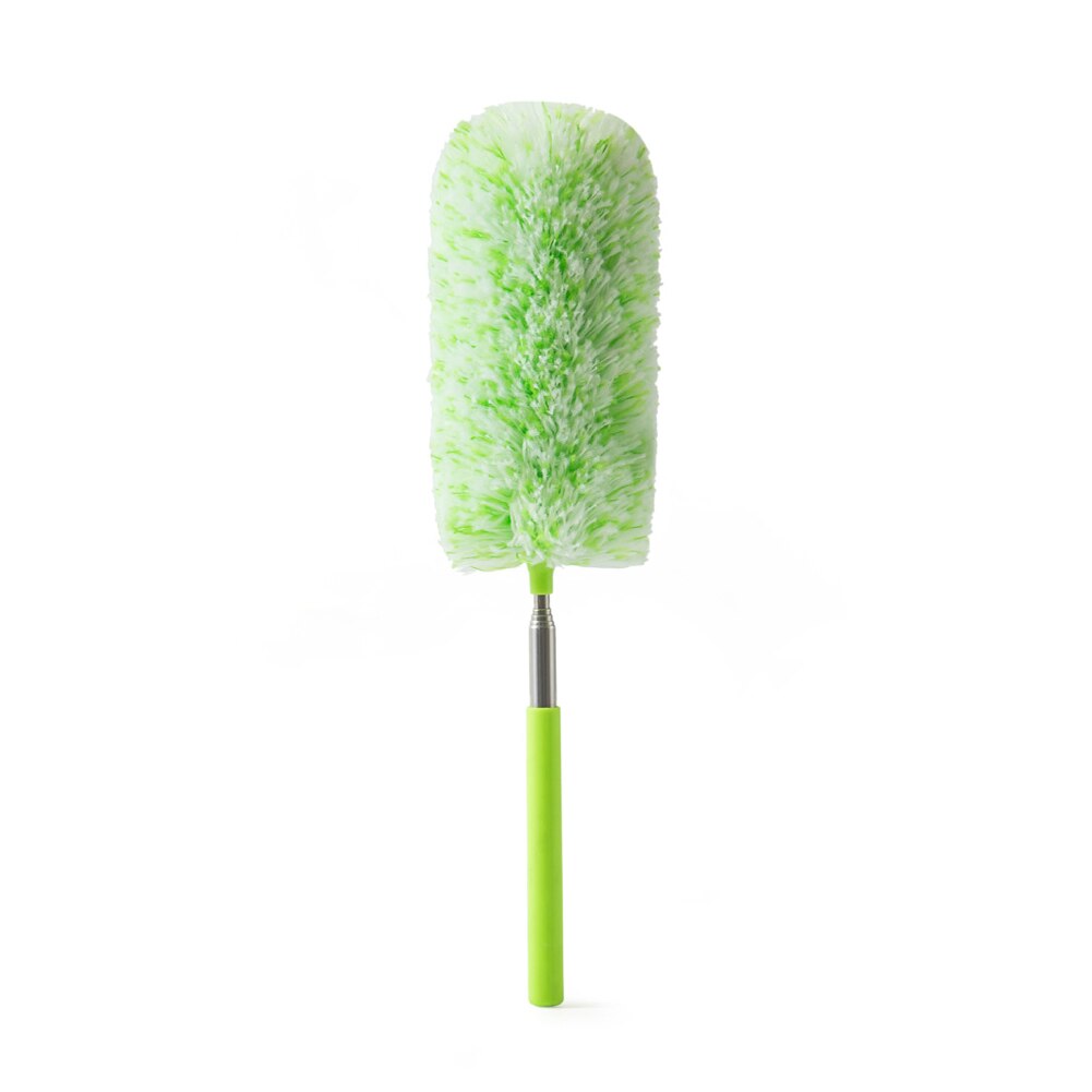 1Pcs Microfibre Hand Duster Washable Dusting Brush Cleaning Tool 80cm/31.5inch Extendable Dusters For Cleaning Home: Green