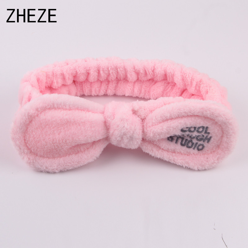 Diadema para lavar la cara con cuerno de unicornio para mujer, diadema de lana Coral blando para maquillaje, Spa, accesorios para el cabello DIY para niña 2023