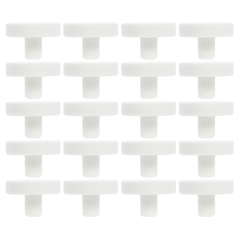 Koraal Fragment Plug Fish Tank Koraalbasis T-Vormige Koraal Ondersteuning Koraal Fragment Pluggen Aquarium Plant Decoraties (Wit)