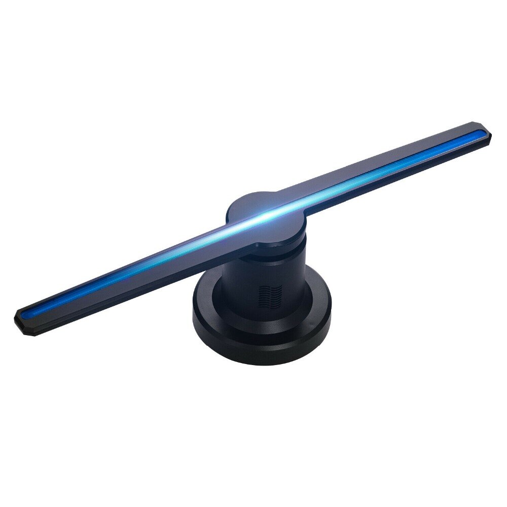 3D Fan Hologram Projector Wall-mounted Wifi LED Sign Holographic Lamp Player Remote Advertising Display Support Images Video