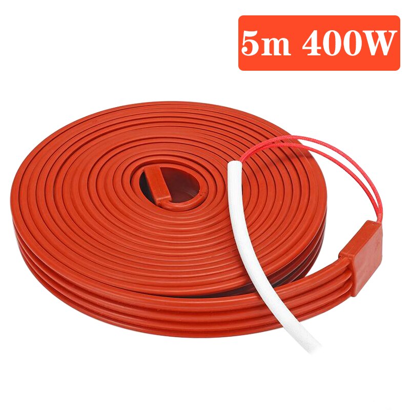 80W/160W/240W/400W Self-regulating Low Temperature Heating Tape Snow Melting Drain Water Pipe Freeze Protection Heat Cable