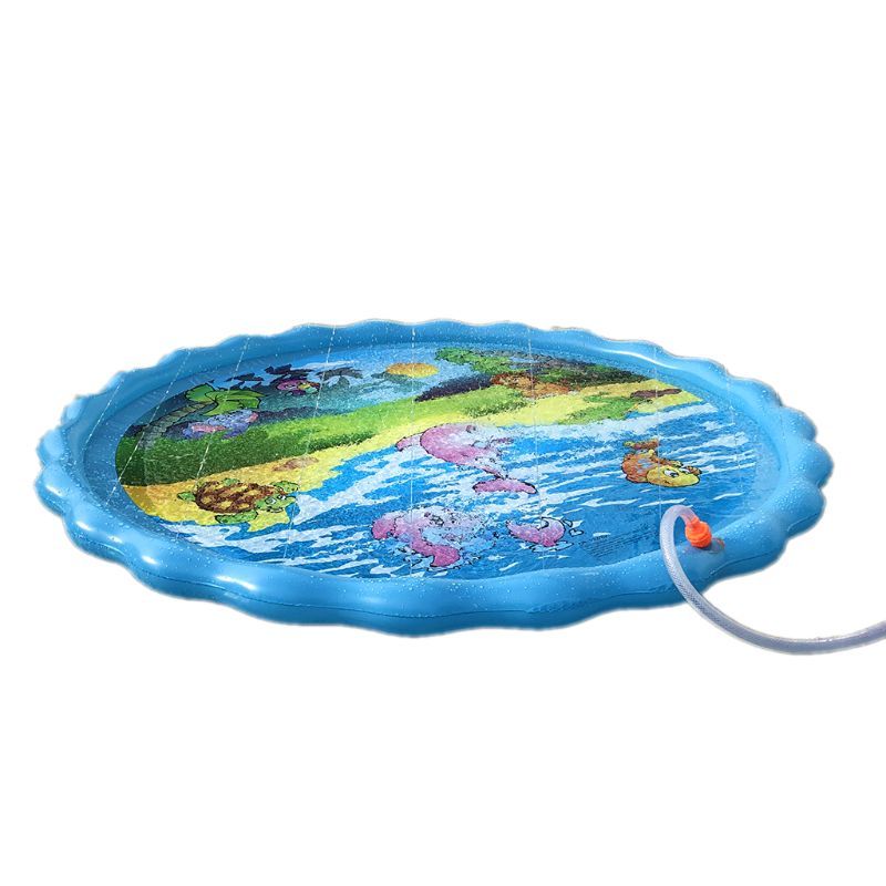 Opblaasbare Spray Water Kussen Kids Zomer Spelen Water Mat Gazon Games Pad Sprinkler Speelgoed Outdoor Bad Zwemmen Zwembad 100/130/150/170