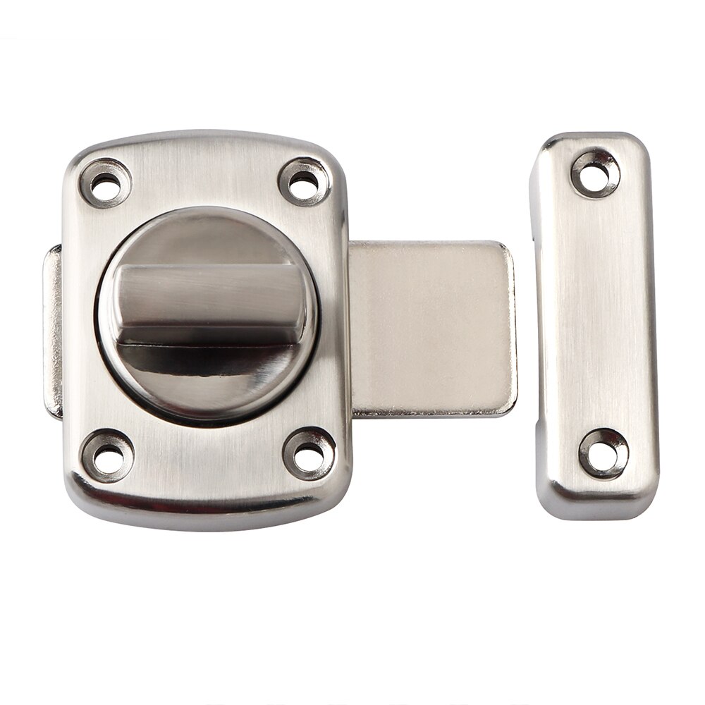 Cadena de seguridad para puerta de seguridad para el hogar, pestillo de puerta de guardia sujetador Universal para el hogar, ventanas, WC, Cerradura para puerta de baño, pestillo de armario: Brushed