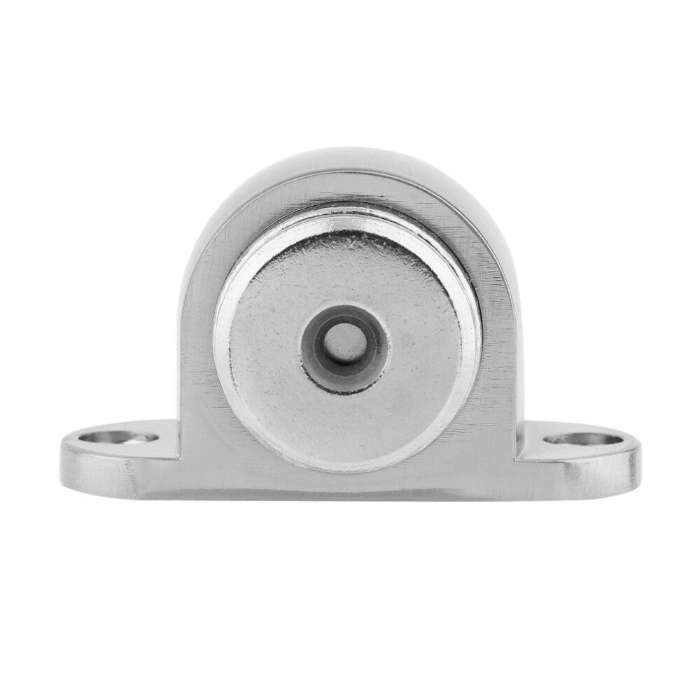 Stainless Steel Strong Magnetic Door Stopper Suction Gate Supporting Hardware Powerful Mini Door Stop with Catch Screw Mount
