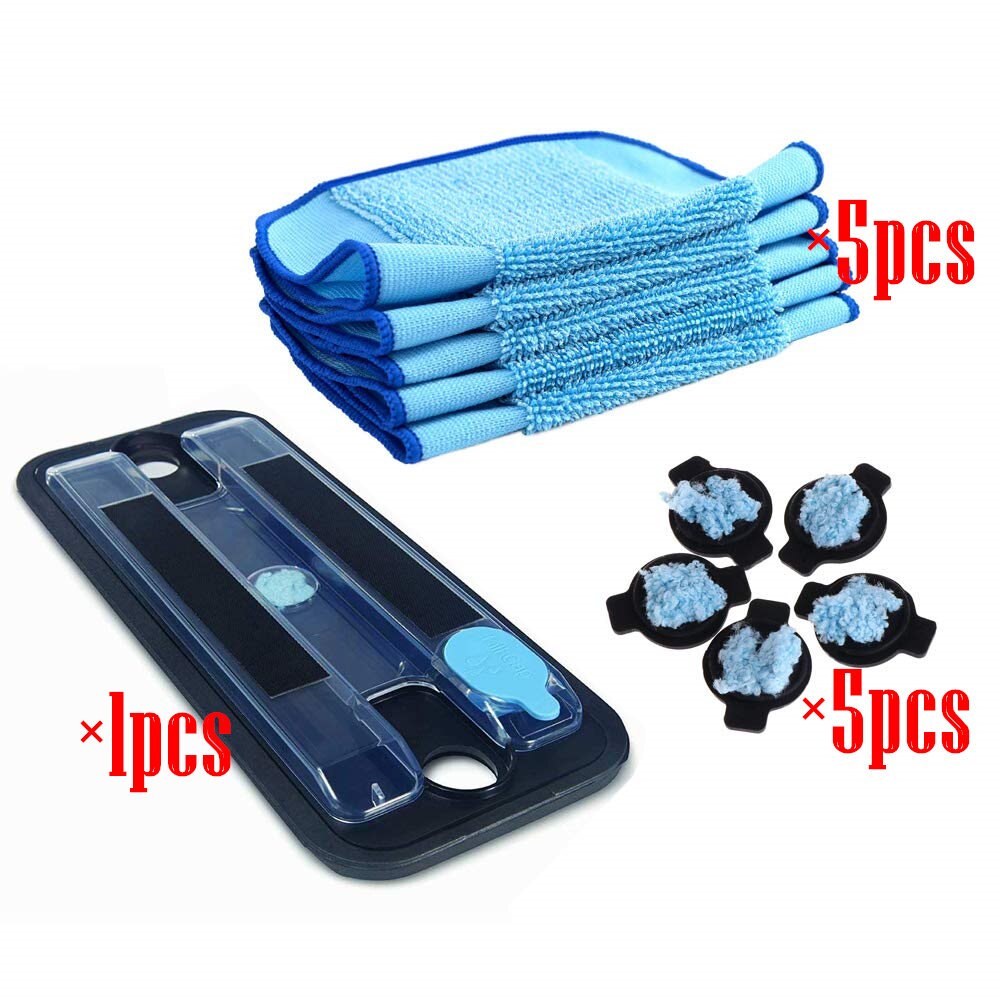 Part for iRobot Braava 380 380t 320 Mint 4200 5200 Vacuum Cleaner Mop Pad Pro-Clean Mopping Clean Reservoir Pad Wick Cap &amp; Mop