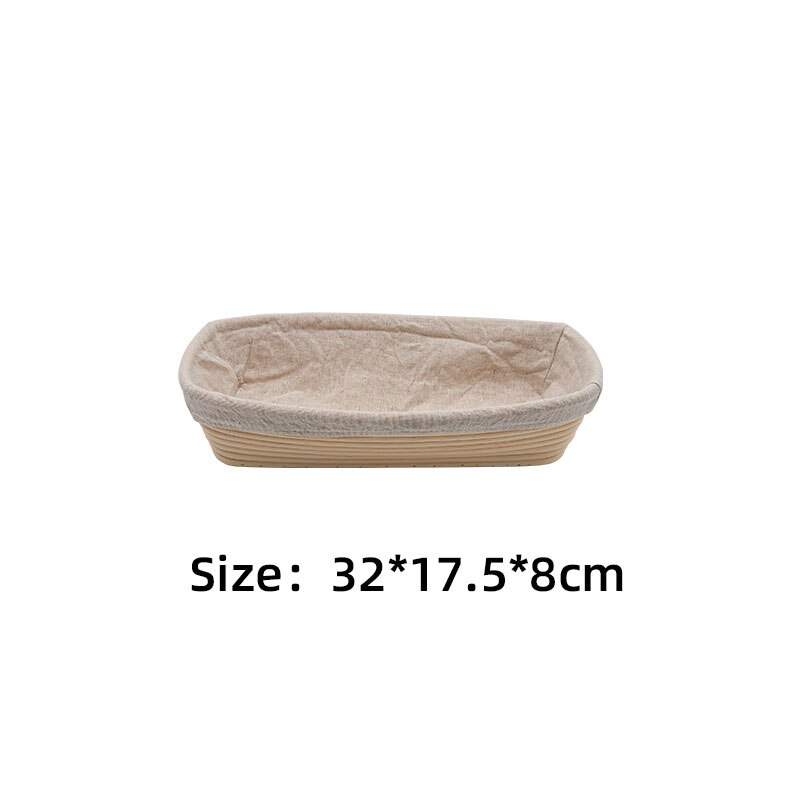 baking accessories rattan basket patisserie outils accessoires cesta mimbre panier rangement osier bread tools wicker pastry: 32X17.5X8