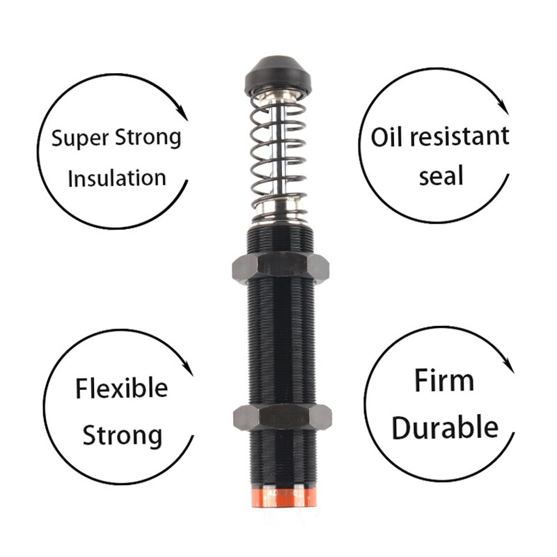 AD2016-5 AD Pneumatic oil pressur Hydraulic Shock Absorber Adjustable manipulator Hydraulic Buffer Stroke 12mm