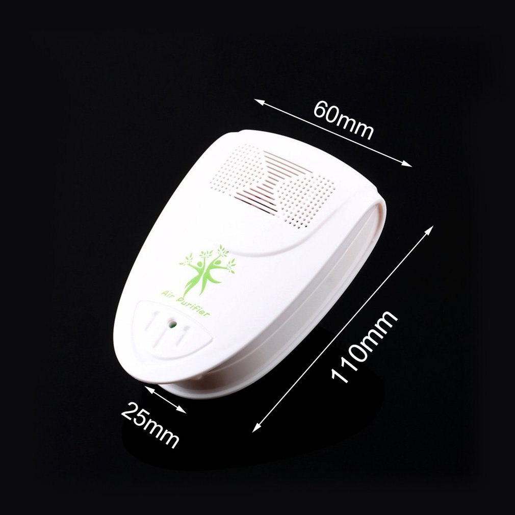 Mini Indoor Oxygen Bar Air Fresher Purifing Home With US Socket Adapter Home Autocar Negative Ion Purifier Dust Clean