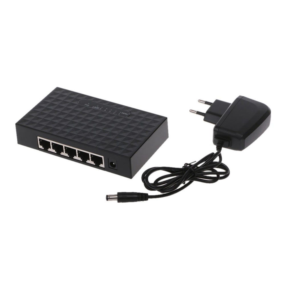 Mini adaptateur de bureau HUB Ethernet, 5 ports, 10/100/1000Mbps, LAN rapide, commutateur réseau, Jy23 19