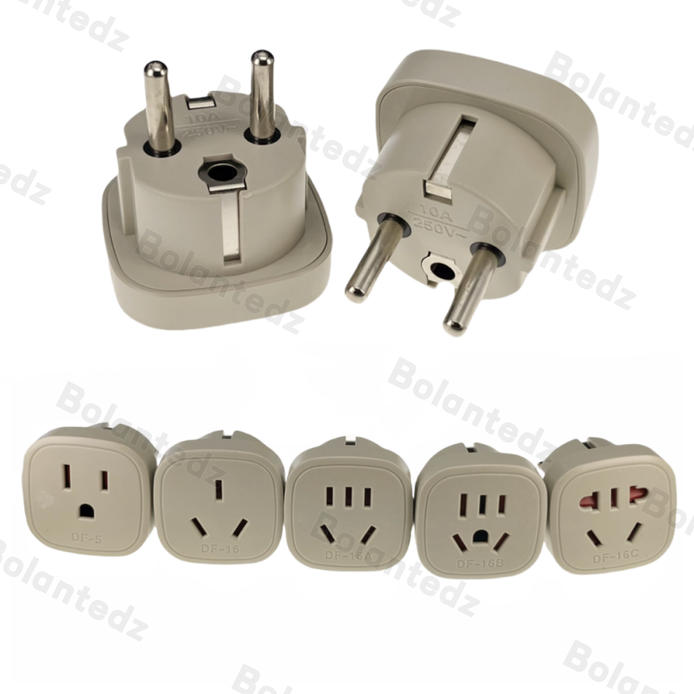 Vs au naar eu stekkeradapter type-i type-a naar type-f stroomomvormer australië china naar schuko europese reizen frankrijk korea rusland