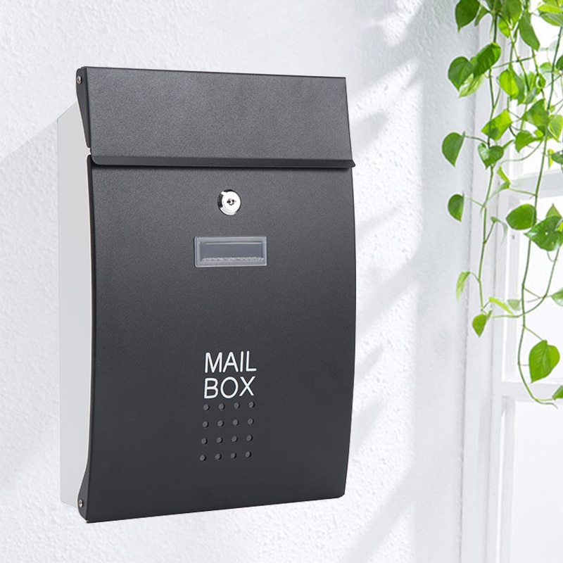 Wandmontage Rvs Mailbox Outdoor Magazijn Appartement Huis Tuin Brievenbus Verticale Locking Mail Post Box F6011