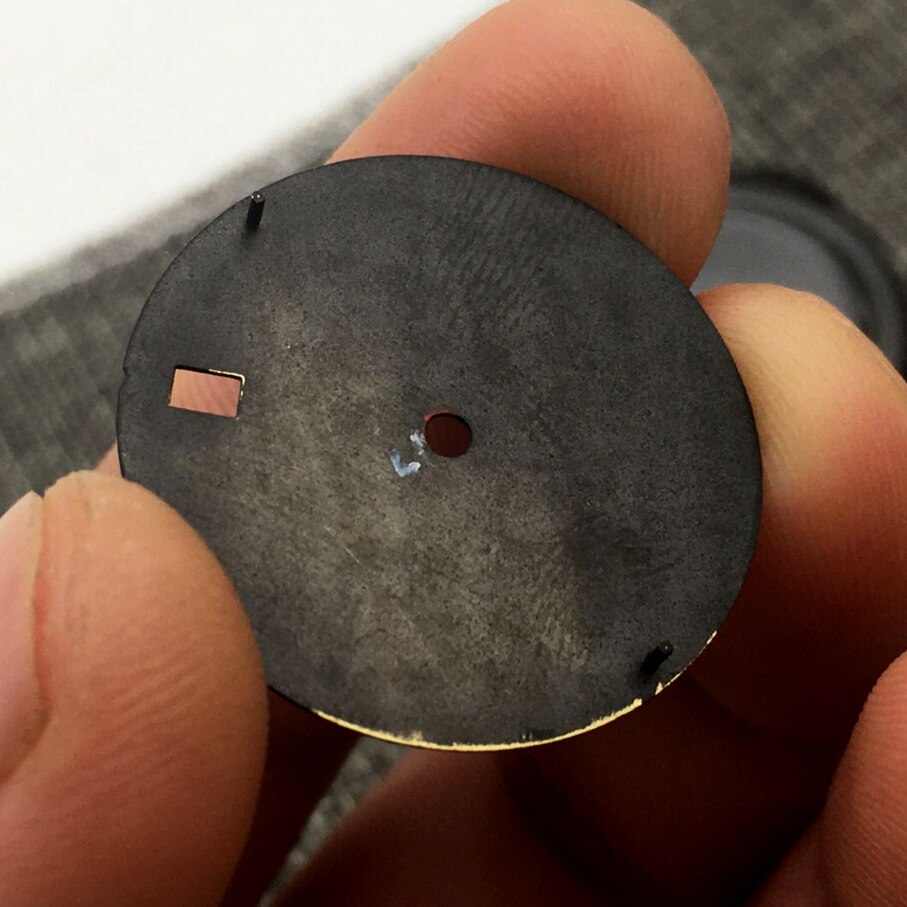 28.5Mm Stérile Romain Pas De Montre Cadran Ajustement NH35 Mouvement Skeio 221