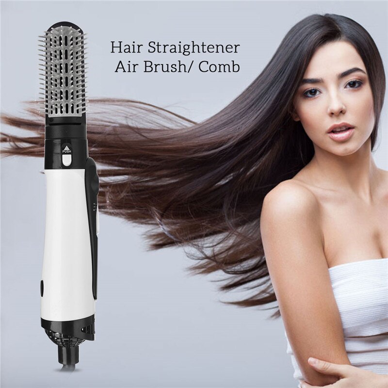 3 in 1 Air Brush Travel Hair Dryer Volumizer Hairdryer Brush Hair Curler Curling Iron Straightener Comb Hair Salon Equipment