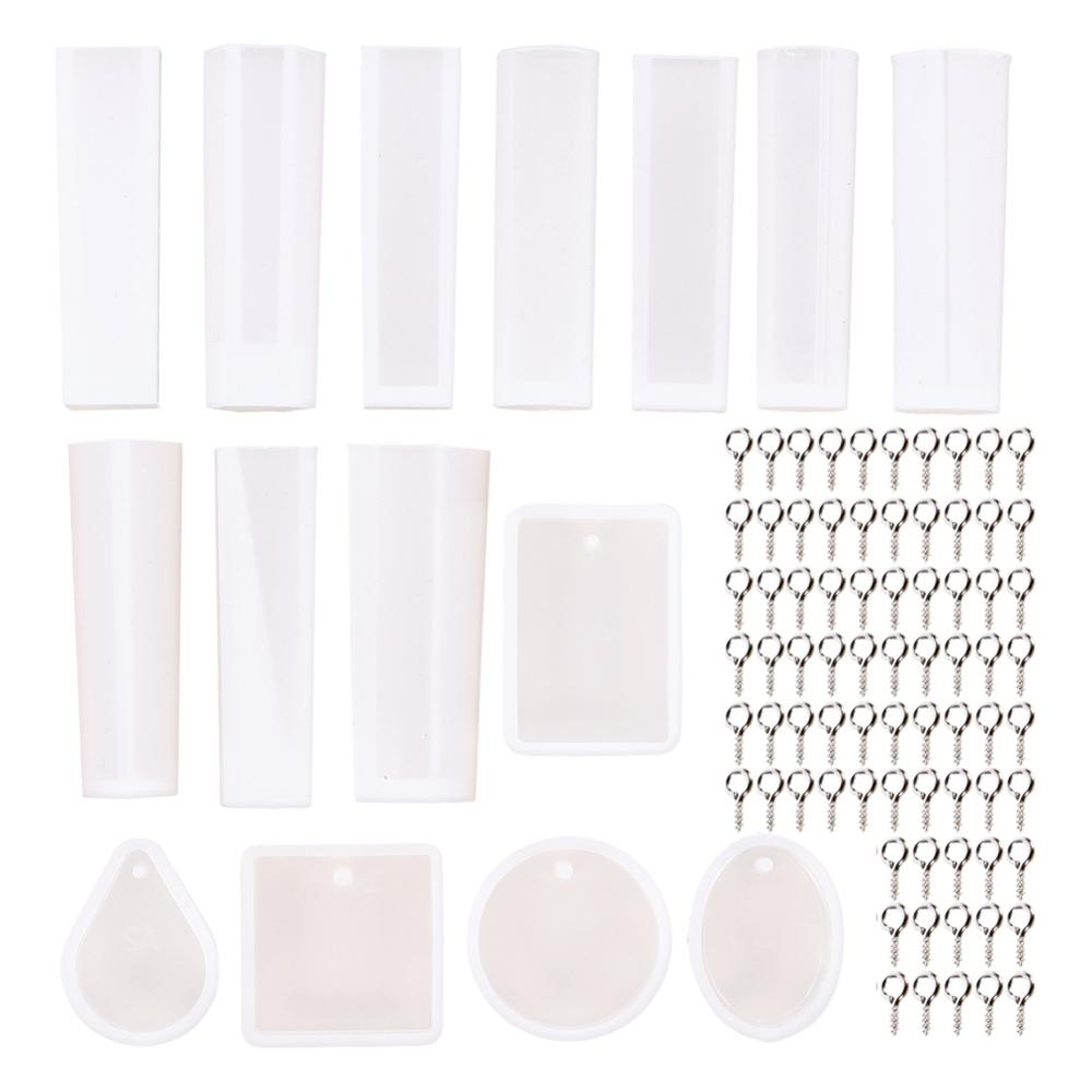 115 Stuks Diy Ketting Armband Hanger Silicone Mold Hars Siliconen Mal Sieraden Mallen Set Diy Maken Tool Crafting Hanger