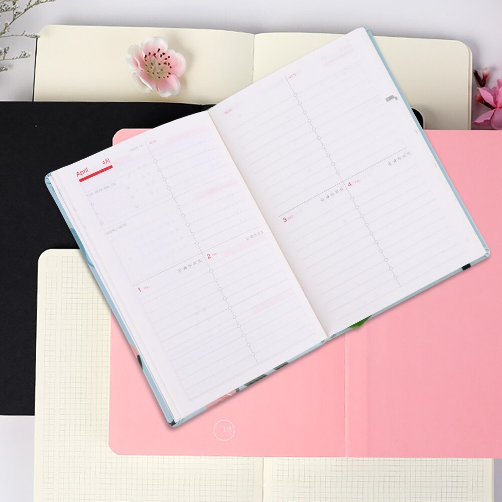 1 Pc A5 Schedule Book Weekly Planner Paper Weekly Notebook