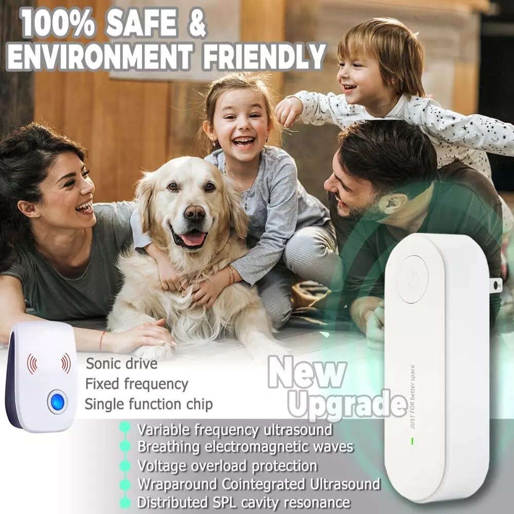 XIAOMI MITO Ultraschall Insekten Abweisend Elektronische Mückenschutz Mäuse Spinne Kakerlake Insektizid Schädlingsbekämpfung 2 Pack