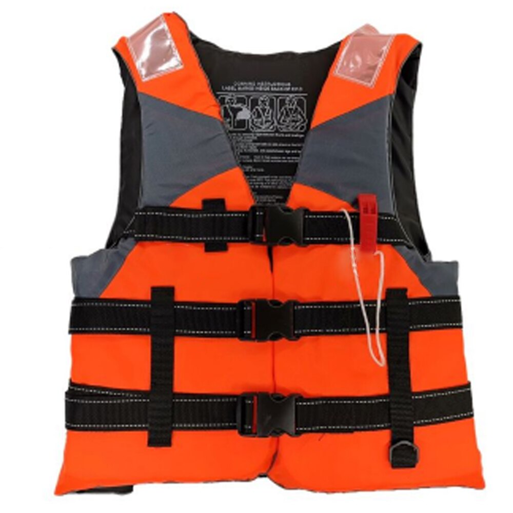 Kamizelka ratunkowa dla dorosłych pływanie żeglarstwo Surfing pływalność garnitur woda Sport pływalność kurtka kamizelka ratunkowa kamizelka ratunkowa odkryty kombinezon wędkarski: orange red / XL(70-90kg)