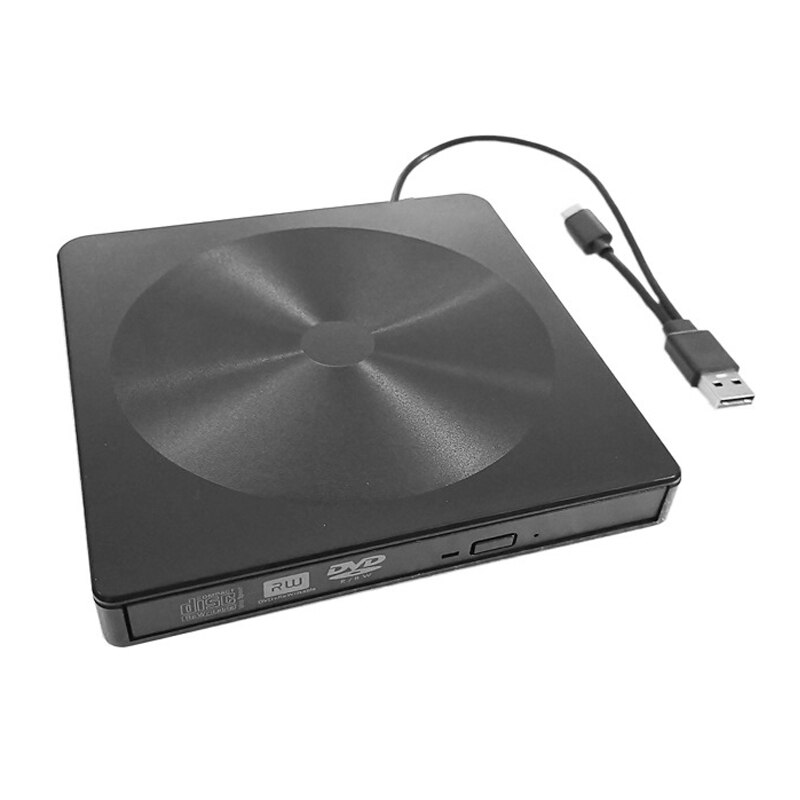 Usb 3.0 -type optische drive, externe dvd-drive, voor pc, laptop, desktop, mac, windows 7/8.1/10, linux, besturingssysteem, apple: Default Title