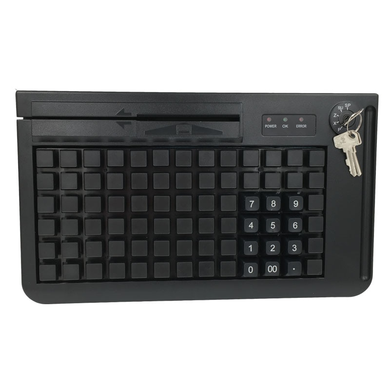 KB78 POS USB Programmable Keyboard With MSR Optional 50/60/76/78 Keys