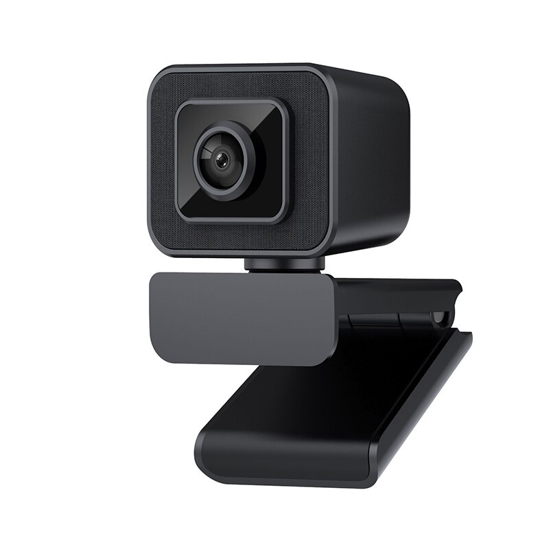 V24 Full Hd Video Webcam 1080P Hd Camera Usb Webcam Handmatige Focus Computer Web Camera Met Ingebouwde microfoon Voor Pc Laptop: Black