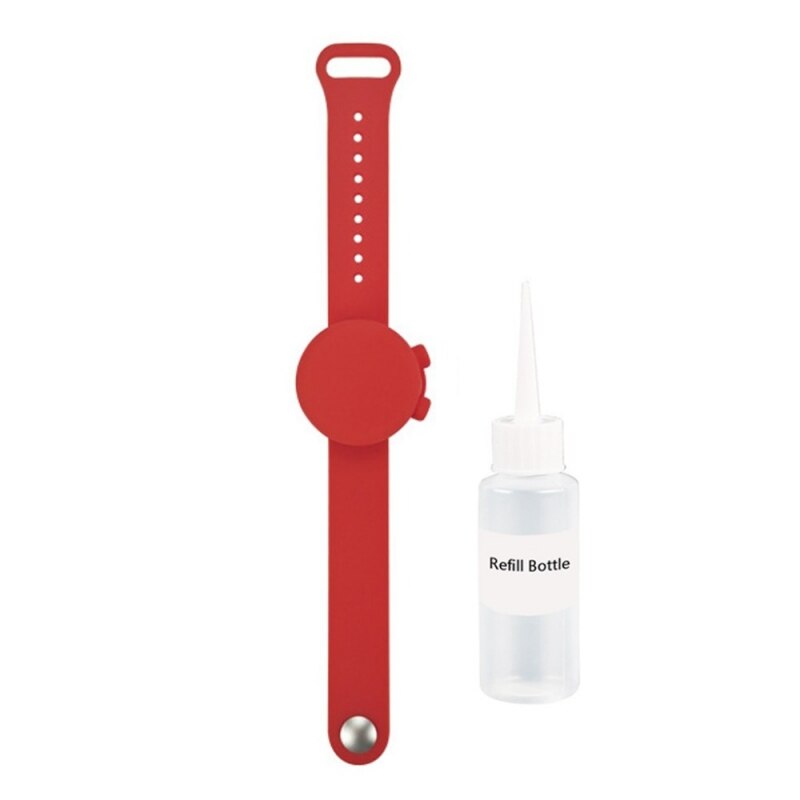 3PCWristband Hand Dispenser Hand Sanitizer Dispensing Silica gel Wearable Dispenser Pumps Disinfecta Wristbands Hand Band Wrist: A7 1 pcs