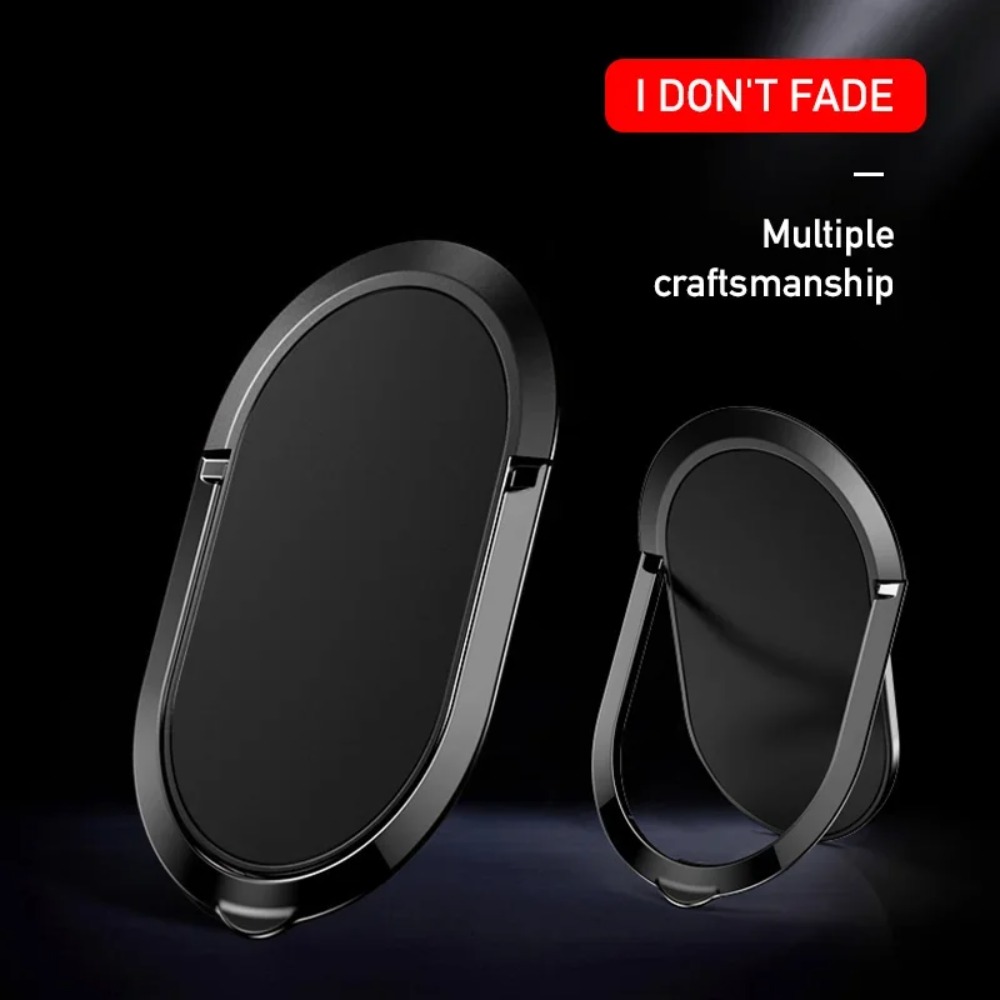 Suporte para celular realmente ultrafino, 0.2mm, anel magnético giratório 360, montado em carro, criativo, anel de metal, fivela, suporte