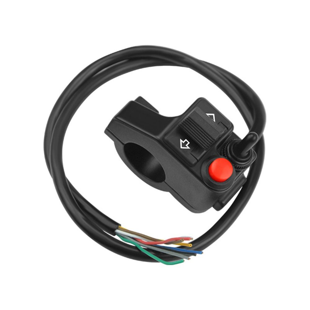 Interruptor multifunción 3 en 1 para motocicleta, controlador de luz para motocicleta, interruptor indicador de luz, botón de Control de bocina, indicador de señal de giro: Verde militar