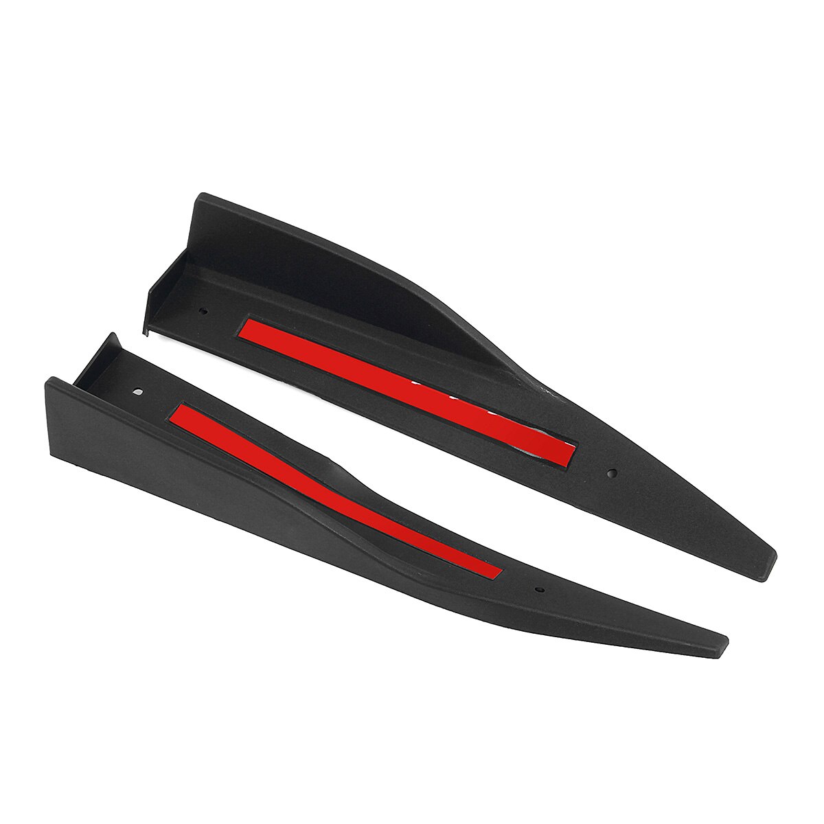 Universele 1 Paar Auto Side Rokken Voor Voor Ford Voor Mustang Stickers Rocker Splitters Diffuser Winglet Vleugels bumper 36cm