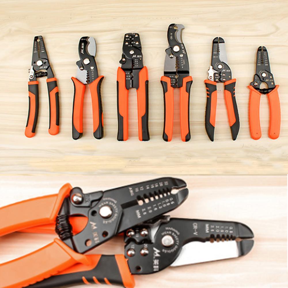 Multifunctional Crimping Pliers wire stripper Cutter Crimper Automatic Terminal Crimping Plier Tools Manganese Alloy Hand Tool
