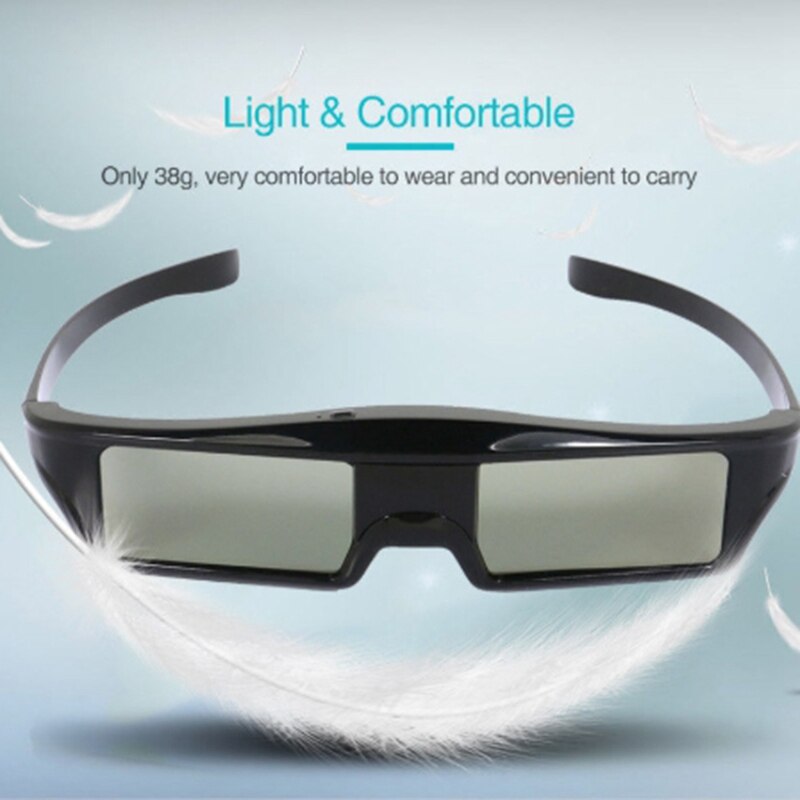Gafas de obturador activo Bluetooth 3D BT para Sony/Panasonic/Sharp/Epson ELPGS03 TDG-BT500A proyector de cine en casa