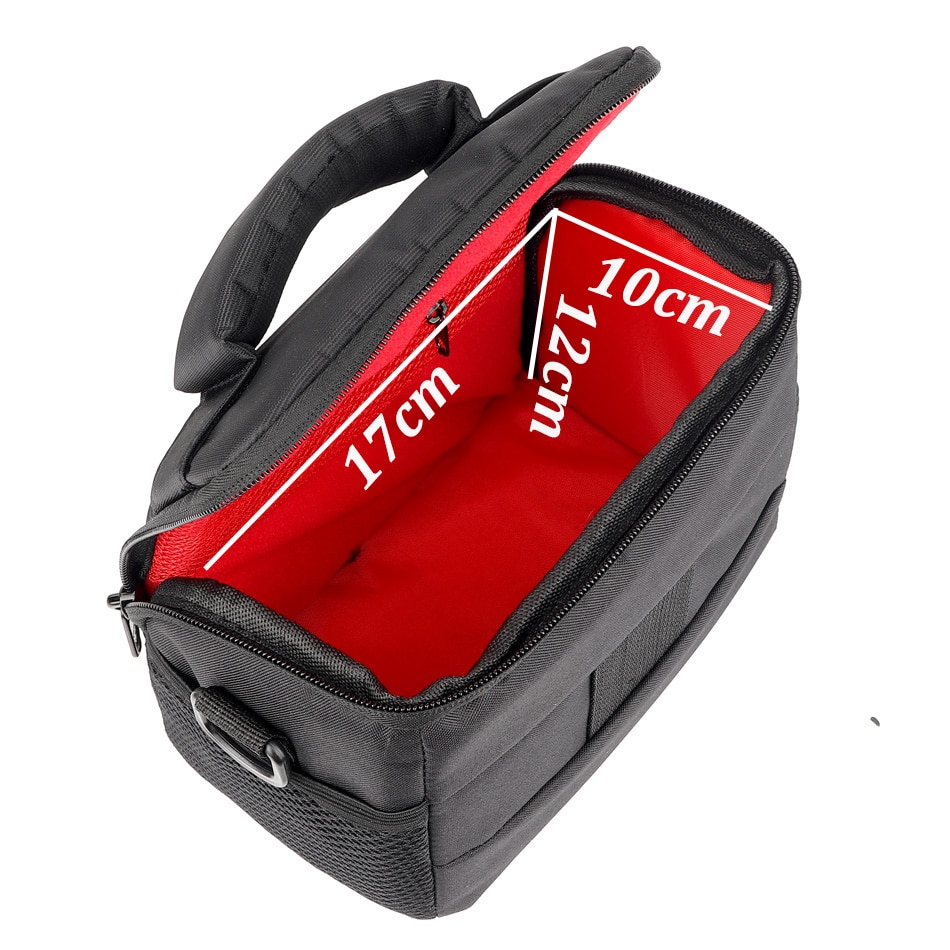 Wasserdichte Kamera Tasche für Sony Alpha A6400 A9 A7 A7S markieren II III FDR AX100 AX55 AX53 AX33 HX400 HX350 YI M1 YI 4 K Objektiv Tasche
