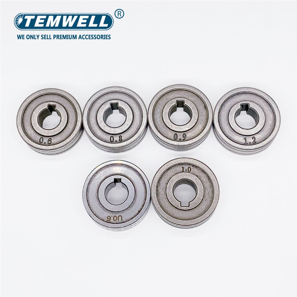 Rullo alimentatore per saldatura MIG / mag V U Scanalatura zigrinata 0,6 mm 0,8 mm 1,0 mm 1,2 mm 1,4 mm Dimensioni 30x10x10 mm RS-775S SSJ-29 Rullo alimentatore per Stee