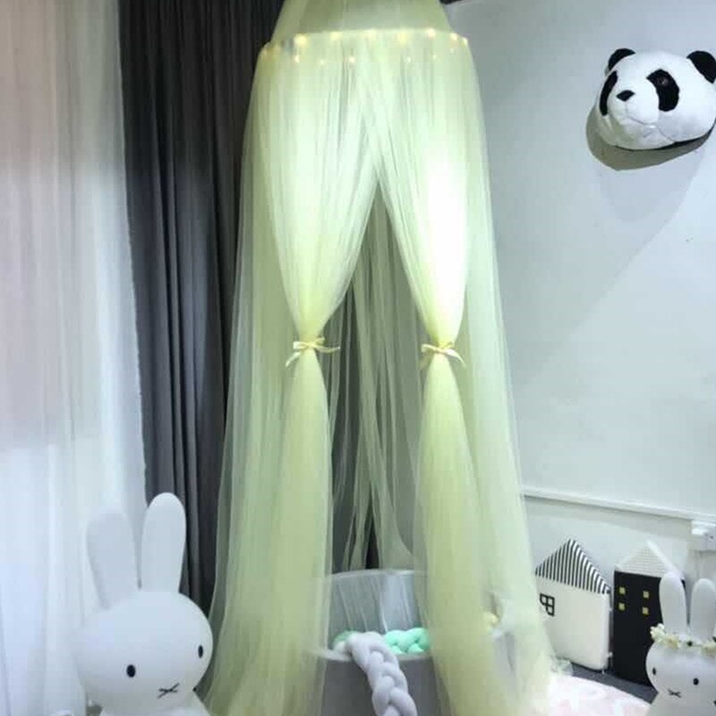 15 kleuren baby klamboe luifel kinderkamer decoratie koepel klamboe hemelbed gordijn voor kind babybed luifel roze blauw