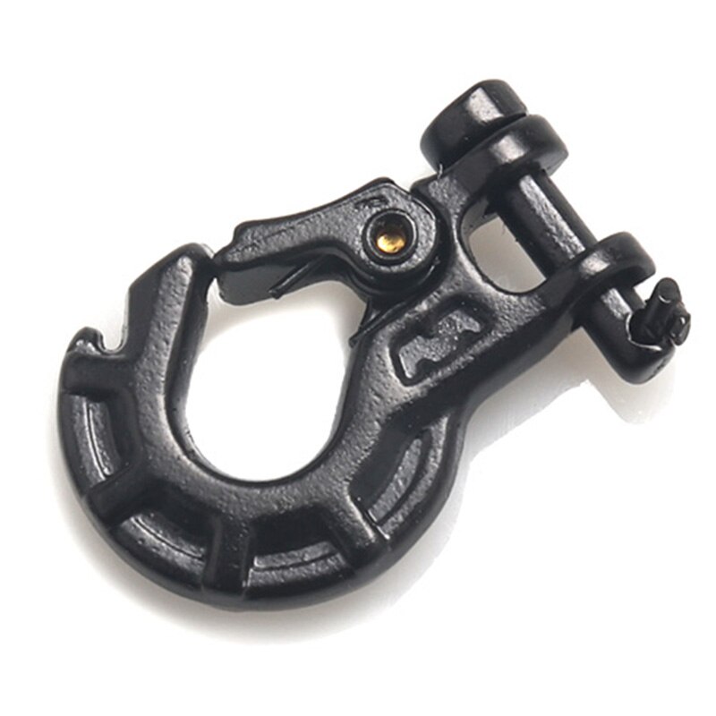RC métal remorque crochet treuil crochet pour 1/10 RC chenille voiture axiale SCX10 Traxxas TRX4 D90 Tamiya CC01 Simulation décoration pièces: 1 Trailer Hook