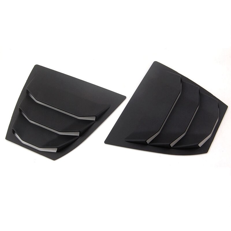 Rear Window Side Louvers Vent Panel Trim For Mazda 3 Axela 4Dr Sedan