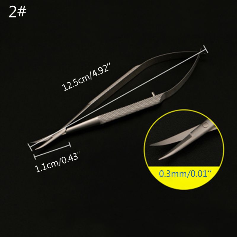 microscope ciseaux pince sonde Micro crochet pince spatule 12cm acier inoxydable