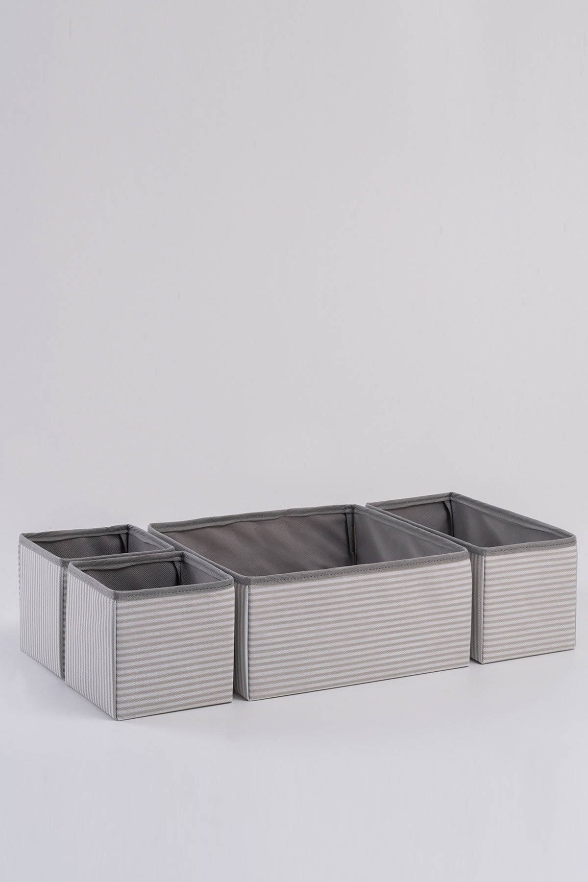 Storage Drawers Fabric Storage Organizer Drawers for Cabinet 4 Piece Organizer Box Kitchen Desktop Organizer