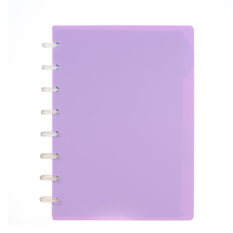 A5 Loose-leaf Notebook Simple Student Loose-leaf Paper Diary Mushroom Hole Removable Loose-leaf Notebook Business Notebook: purple
