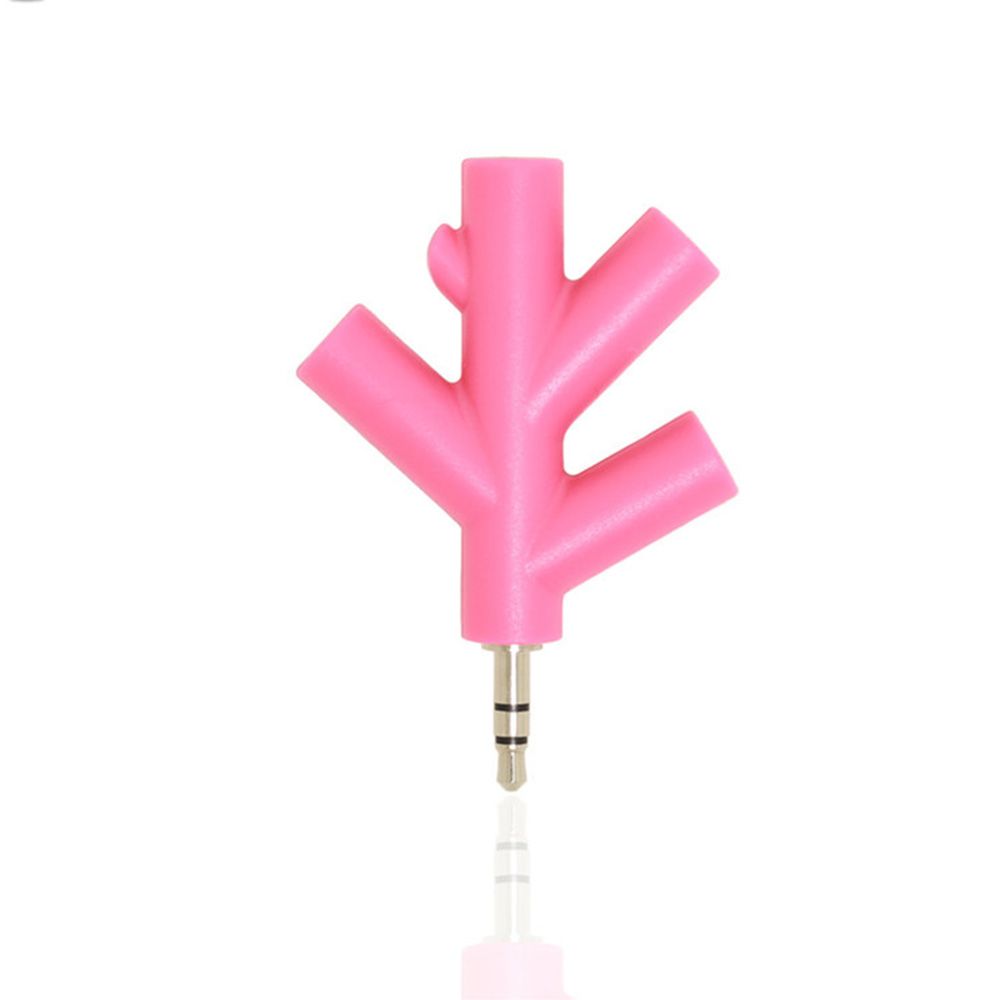 Universalomvandlare multi-ljud aux-port hörlursadapter 3.5mm/ 4 -vägs