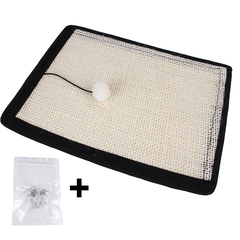 Møbelbeskytt kat killing kradsebræt sisal kradsemåtte klør pleje kattelegetøj produkt sofa kradsestolpebeskytter: Stil 2