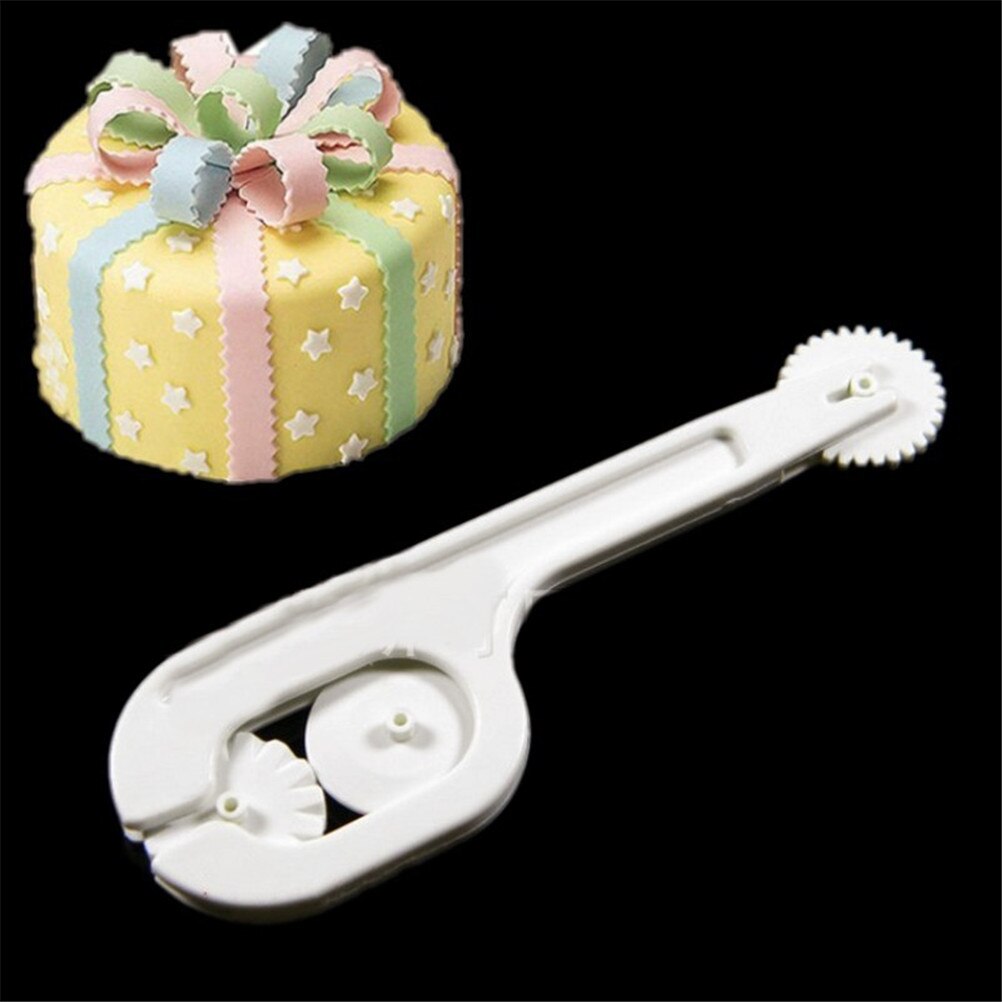 Coupe-pâtisserie en plastique, bricolage, rouleau, presse à dentelle, gaufreur, sucre artisanal, Fondant, outils de décoration, couteau